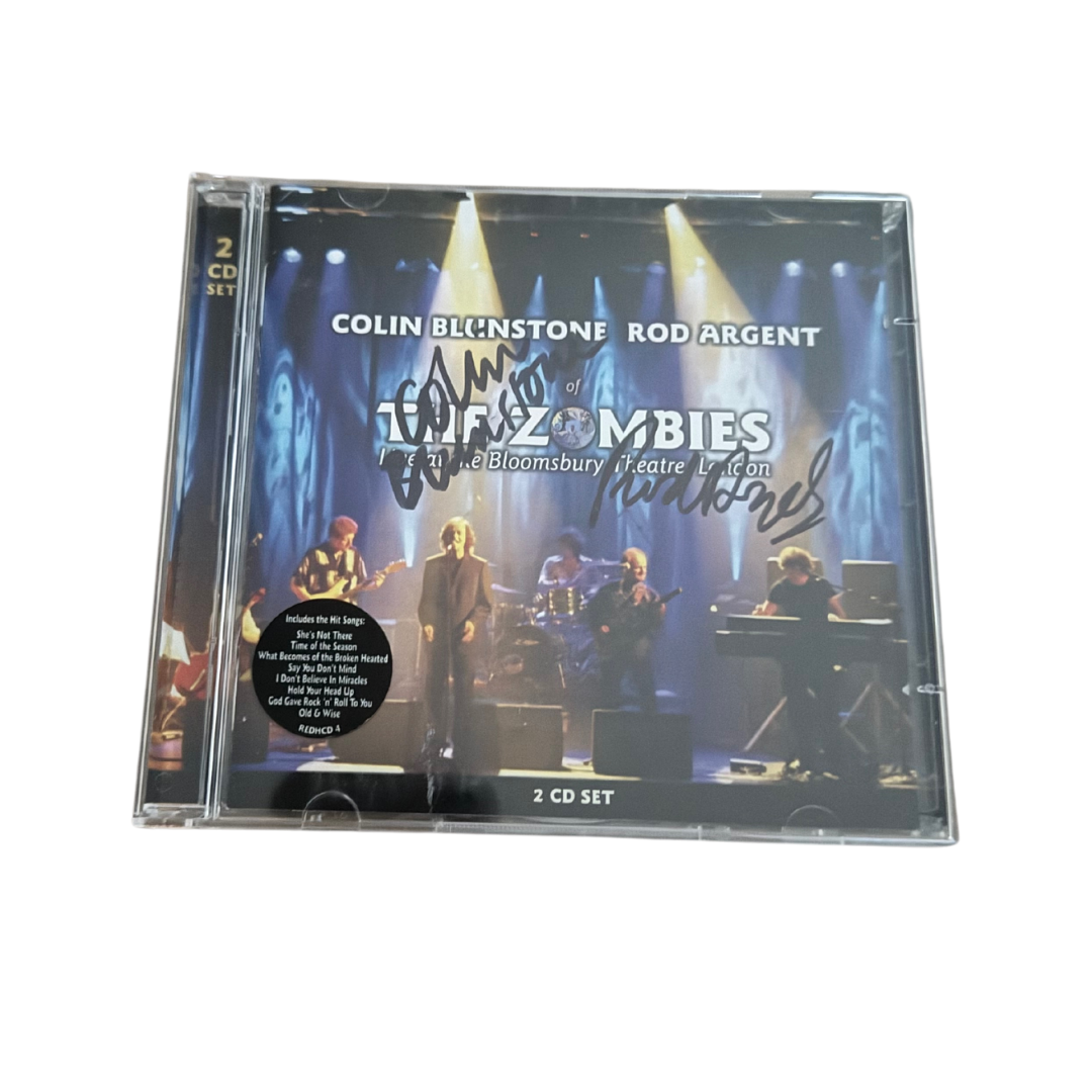 Colin Blunstone and Rod Argent of The Zombies - Live From Bloomsbury Theatre, London CD - SIGNED