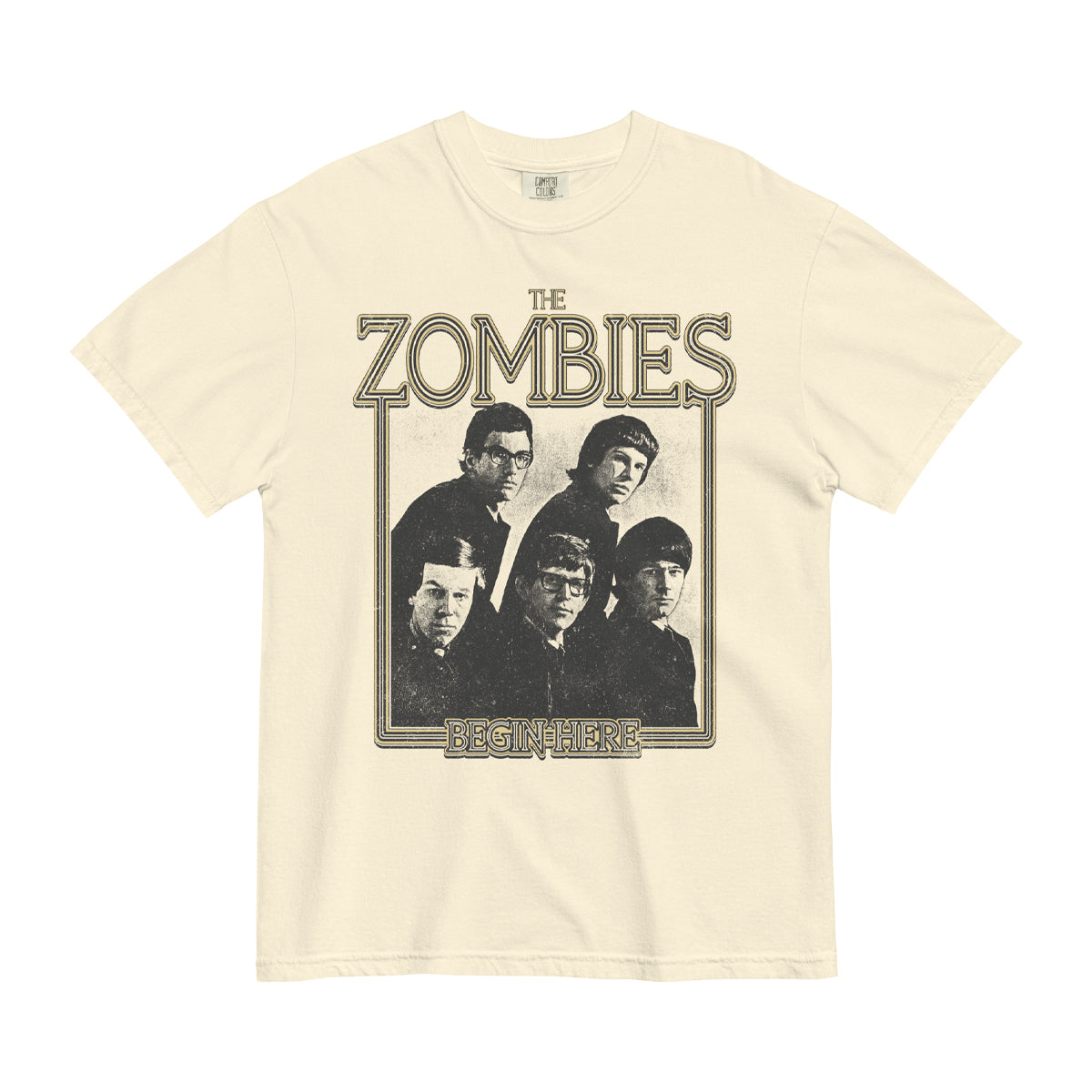 Begin Here Frame T-Shirt – The Zombies