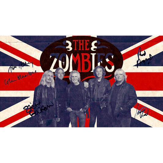 Zombies Union Jack Poster - SIGNED