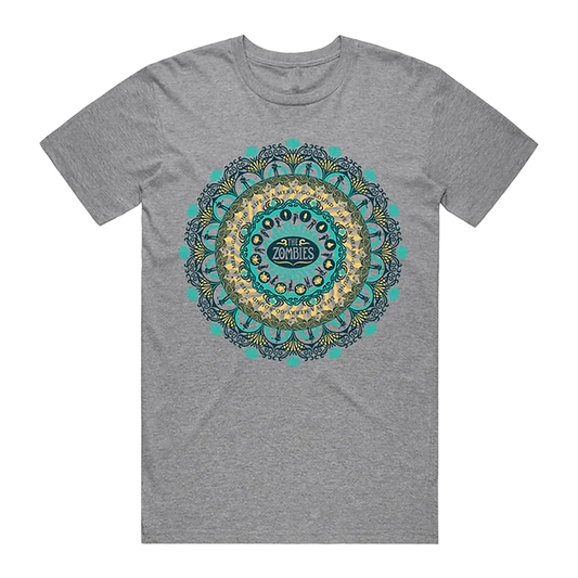 Grey Mandala Unisex T-Shirt