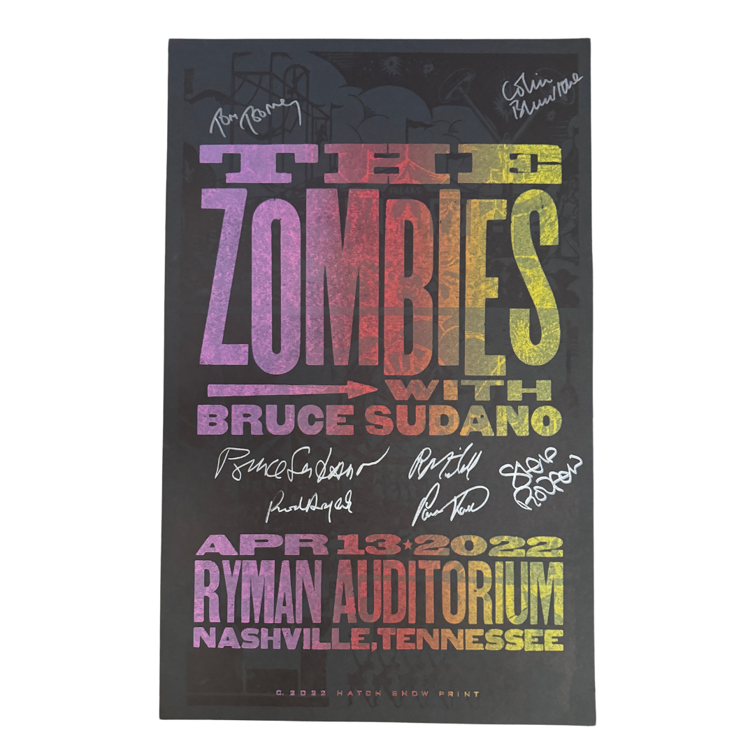 Ryman Auditorium Hatch Print Poster - SIGNED